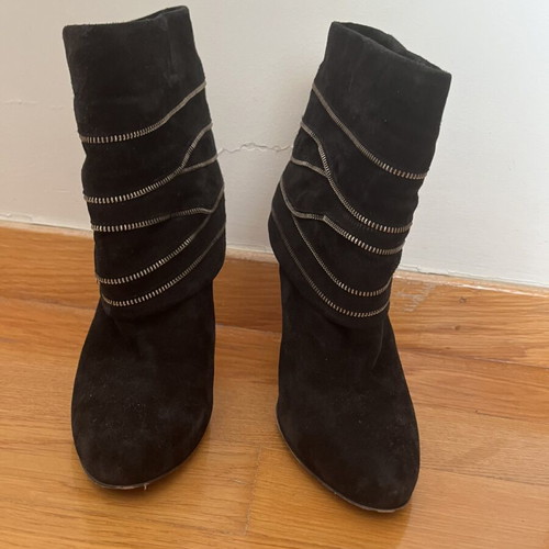 Elisabetta Franchi ankle boots size 37 black, like new
