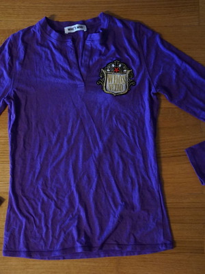 Who's Who blouse purple small