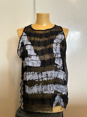 Vintage transparent top size S loose fit