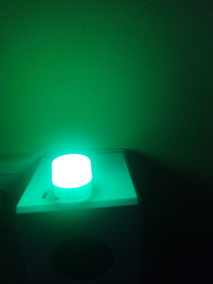 Φωτάκια LED USB καινούργια, πακέτο 10, πράσινο φως
