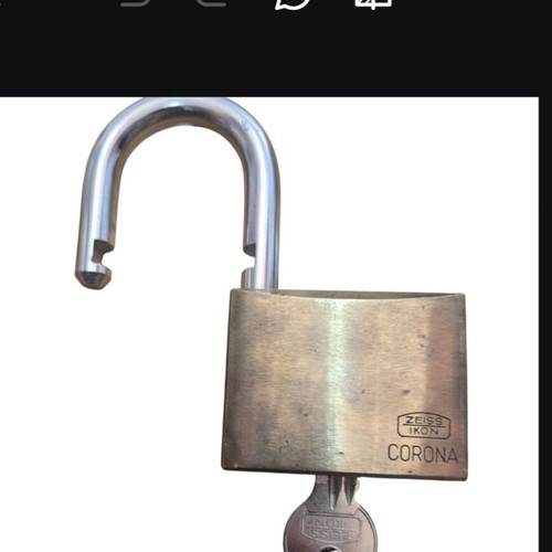 Corona brass padlock 60 mm new
