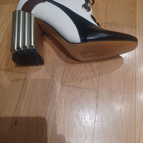 Booties new, size 38, white and black