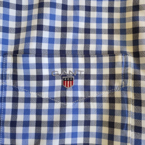 Gant Regular Fit Checked Summer Shirt 2XL