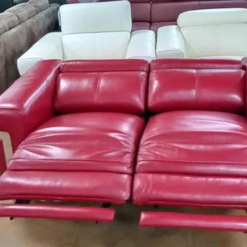 Red Moreno loveseat and armchair set with electric relax mechanism, new
