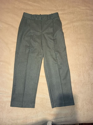 Zara straight-leg pants gray size S like new
