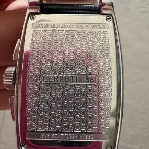 Cerruti men's watch used, black