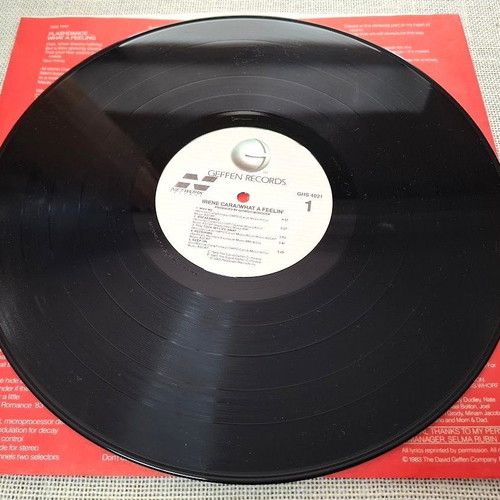 Irene Cara What A Feelin' LP like new, electronic genre