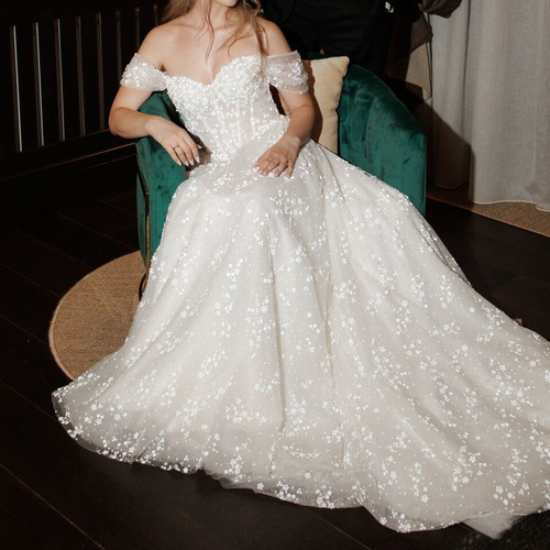 Primalicia Capria Ivory 2025 Wedding Dress like new, size S-M