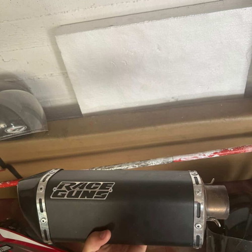 Raceguns F50 exhaust used with scratches
