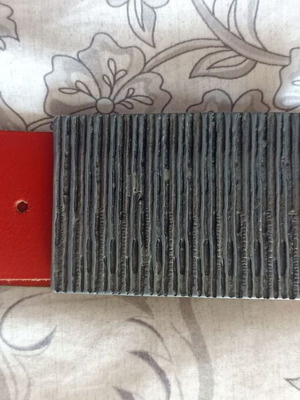 Women's red belt like new, size 80-95cm