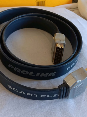Scart Prolink Scartflex cable like new, flat with gold-plated contacts
