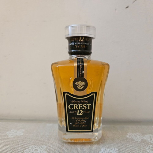Suntory Crest 12yo whisky miniature new, 50ml