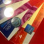  Εισιτήρια Ολυμπιακών Αγώνων (x3) & 1 Ημερήσιο Παραολυμπιακών ΑΘΗΝΑ 2004 Στίβος Πετοσφαίριση Μ. Βόλει