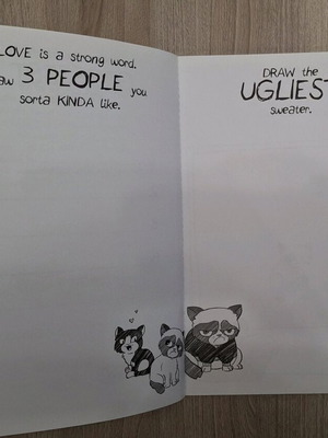 Grumpy Cat All About Miserable Me Doodle Journal new