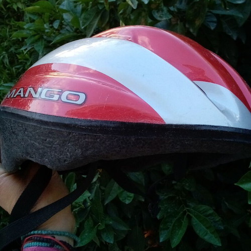 Bicycle helmet used, children's Large XL size, head circumference 56-62 cm