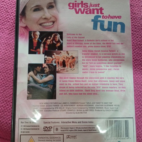 Girls Just Want to Have Fun DVD like new, comedy, subbed