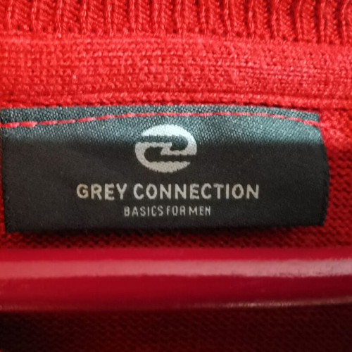 Red men's sweater Grey Connection like new, size L