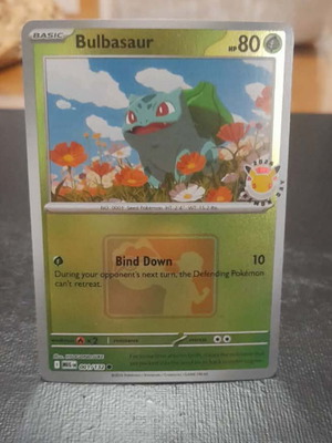 Bulbasaur Pokémon Day 2026 card in excellent condition