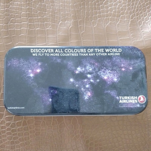 Turkish Airlines metal case new collectible