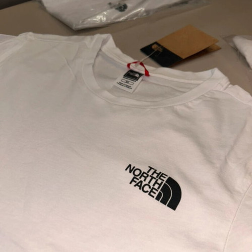 The North Face T-shirt new, white, size S, 100% cotton