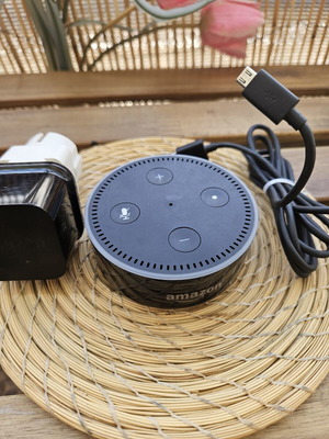 Amazon Echo Dot 2nd Generation smart speaker like new with cable and power adapter