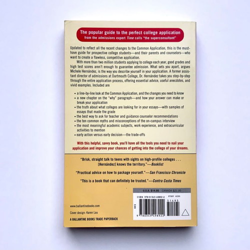 Acing the College Application Michele Hernández book like new