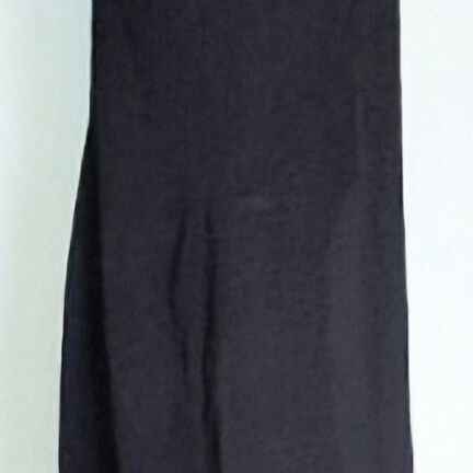 Chiffon dress Burda model navy blue L XL like new