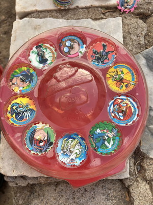 Beyblade Spinners Tasty (Cheetos) collectible set with 45+ caps
