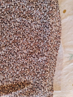 Shiny printed fabric for dress