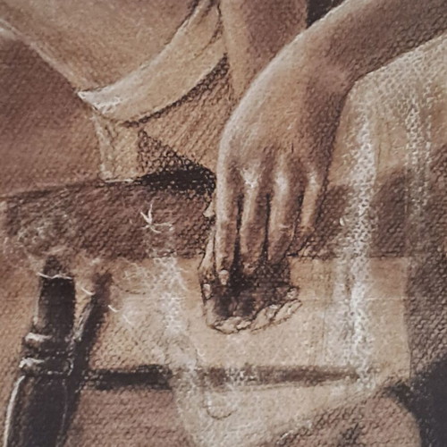 Ballerina in Meditation Print by Yousef Ziaeian used, 70x50 cm