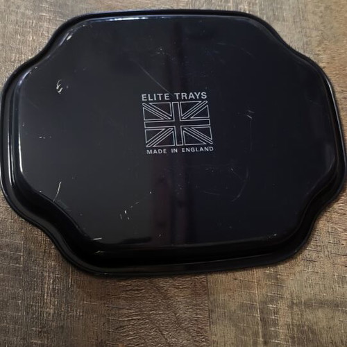 Elite Trays Vintage Metal Tray Chinoiserie Style used