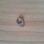 Clip-on earring used with silver chains