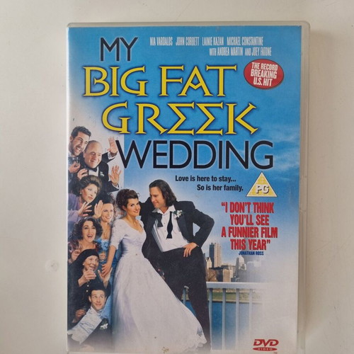 My Big Fat Greek Wedding DVD, comedy romance, subbed