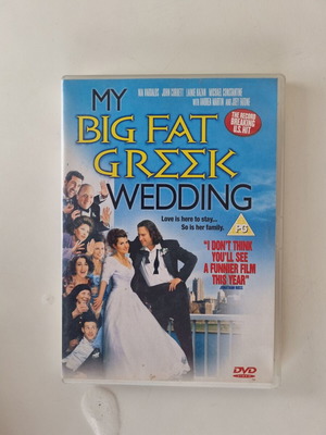 My Big Fat Greek Wedding DVD, comedy romance, subbed