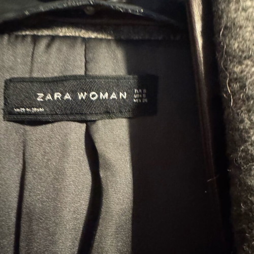 Wool jacket with silk small in excellent condition, gray
