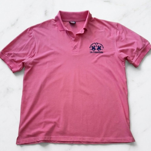 La Martina Polo Shirt men's size XL like new, pink