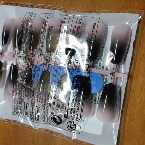 Nail sets, pack of 6, assorted designs