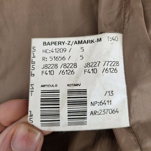 Burberry vintage blazer jacket like new, beige and brown tweed