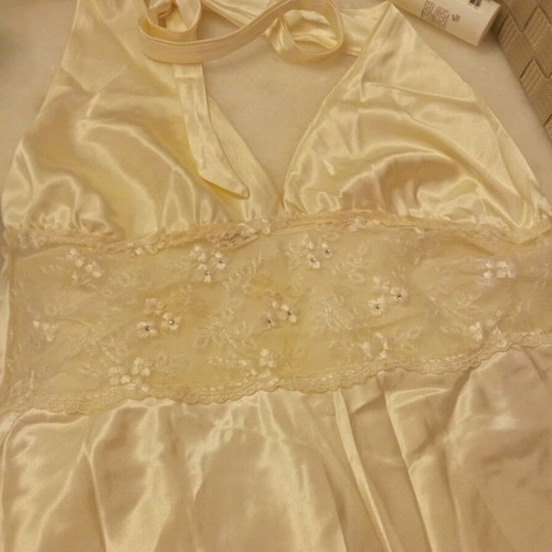 Bridal nightgowns like new, set of two, elegant satin and sexy