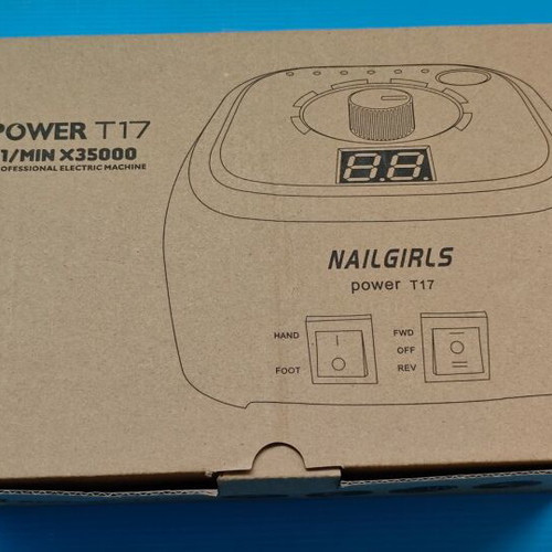 Electric Nail Drill with Pedal 35000 RPM Digital Display New