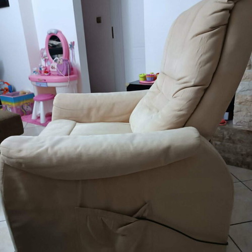 Relax massage armchair like new with reclining back and footrest