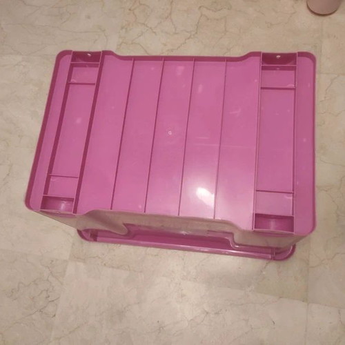 Plastic Toy Storage Box used, 50x35x30 cm, Plast Team without wheels