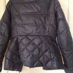 Benetton down jacket used, size small, black