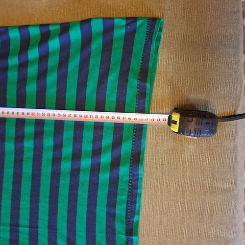 Gant T-shirt size L striped navy and green like new