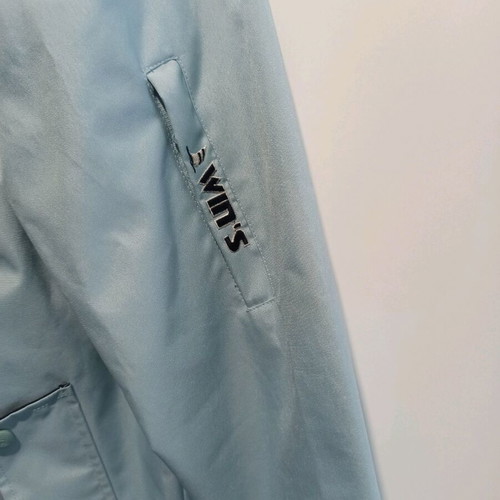 Wins light blue waterproof windbreaker like new, size S