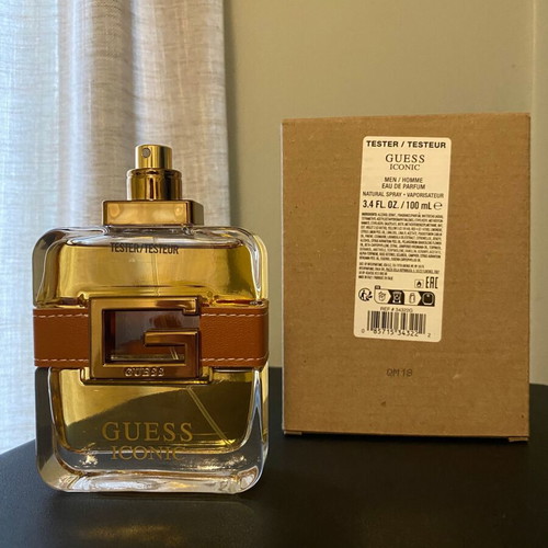 Guess Iconic Homme Eau De Parfum 100ml tester like new, no cap