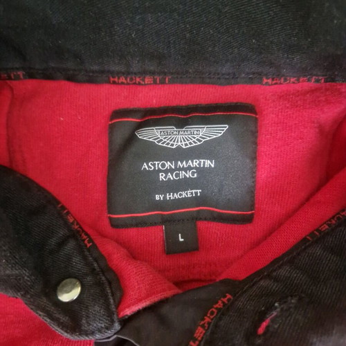 Aston Martin Racing long sleeve shirt like new, red, size L