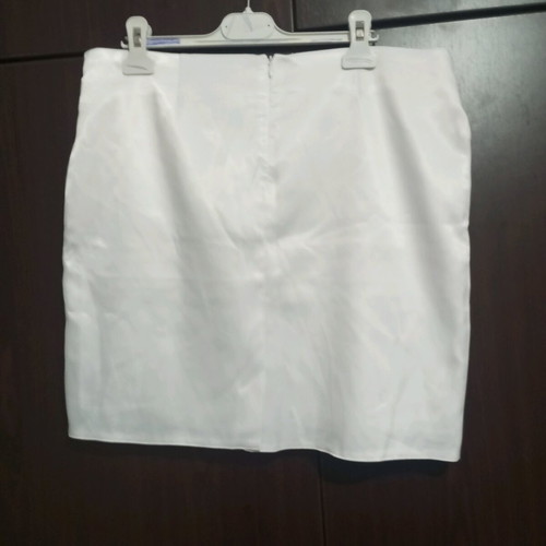 White satin skirt used, size 42