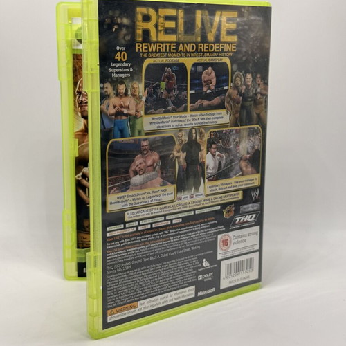 Legends of Wrestlemania Xbox 360 used action adventure game