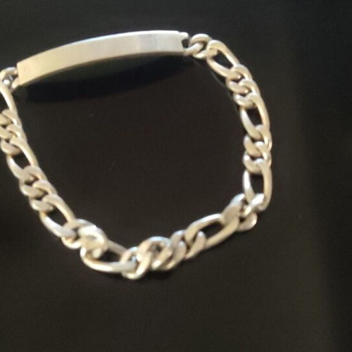 Identity silver 925 bracelet with special chain, new